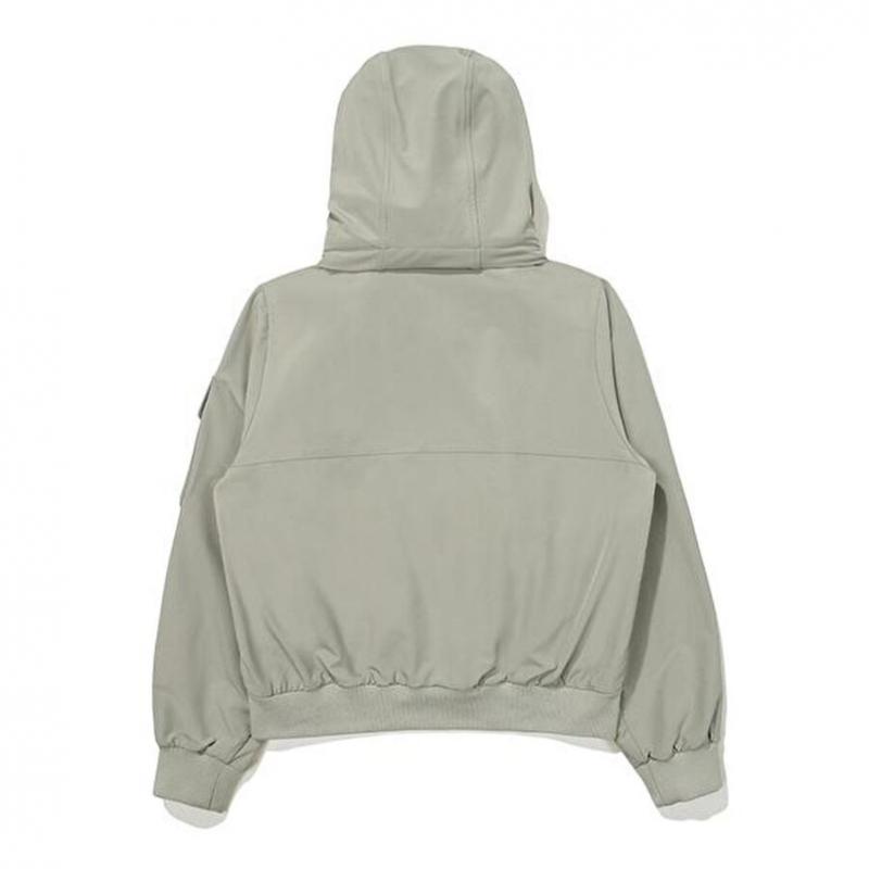Stretch Brush Hoodie Jacket  Olive 