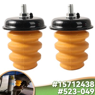 2pcs For Chevrolet Silverado GMC Sierra 1500 HD 1999-06 Rear Axle Rubber Shock Absorber Bump Stop Bumper Spring 15712438 523-049