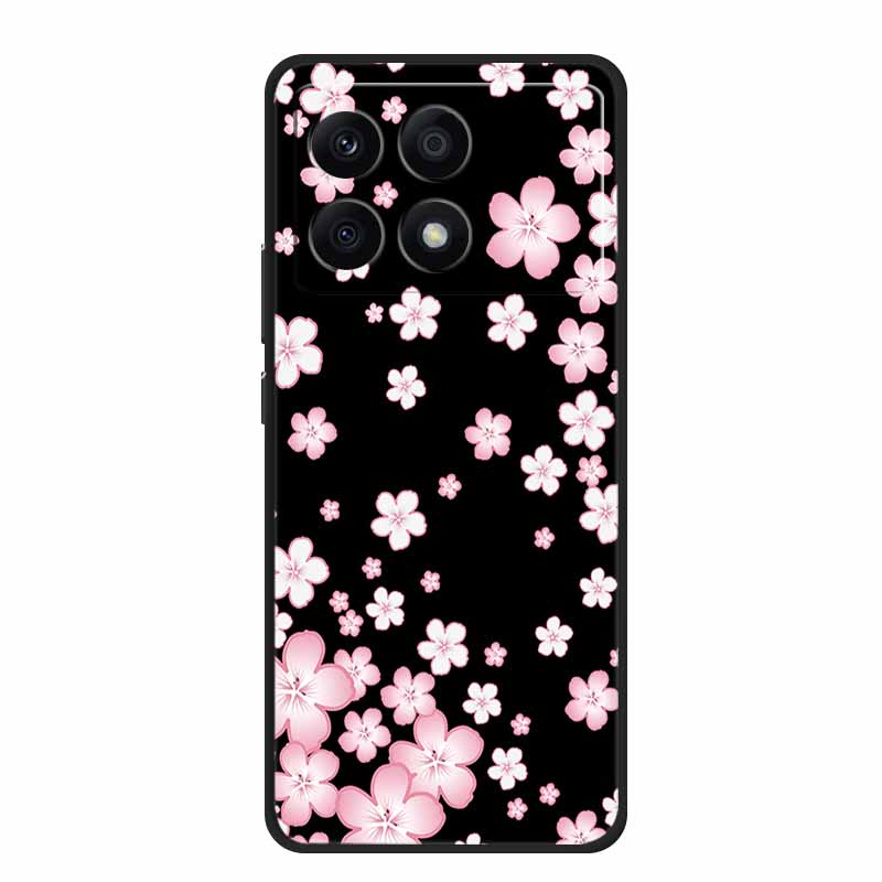 Para Xiaomi Poco X6 Pro 5G Funda Lujo TPU Silicona Trasera Fundas de Teléfono para Xiaomi Poco X6 Dibujos Animados Protector 2311DRK48I Funda