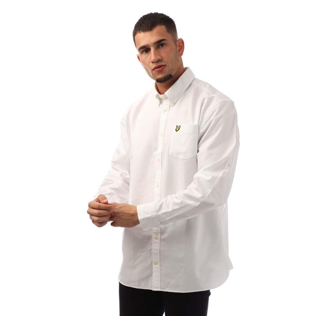Lyle & Scott Mens Plain Oxford Shirt