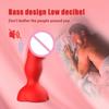 Anal Sex Toy Rose Vibrator for Women Remote Control Butt Plug with 10 Modes Vibrating Prostate Massager Silicone Stimulator