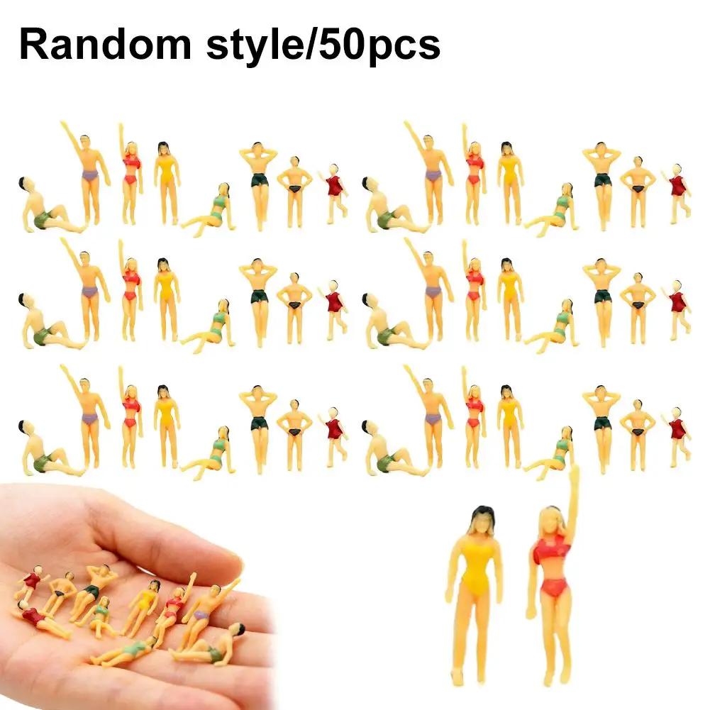 

Miniature Swimming Pool Figures Plastic Beach People Model for Diorama Railway Layouts Architectural Displays Water Scene D N9E8