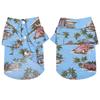 Pet Hawaiian Shirt Cool Breathable Hawaiian Beach Print Dog Summer Camp T Shirt for Dogs and Cats