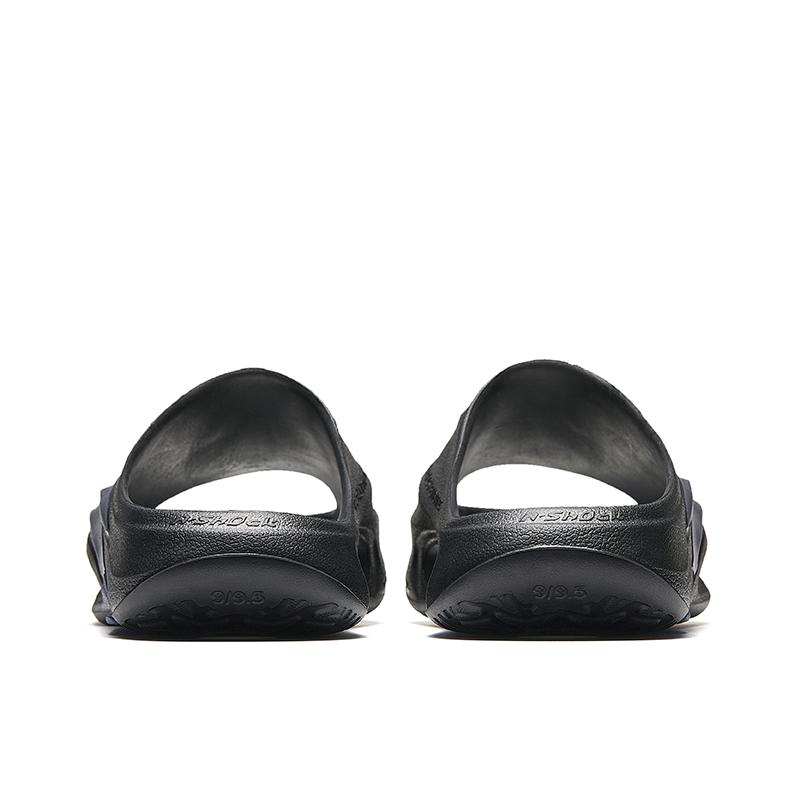 Anta Nitrogen Bubble Slip Resistant Abrasion Resistant Slide Slippers Men's Black Blue 912531808S-1