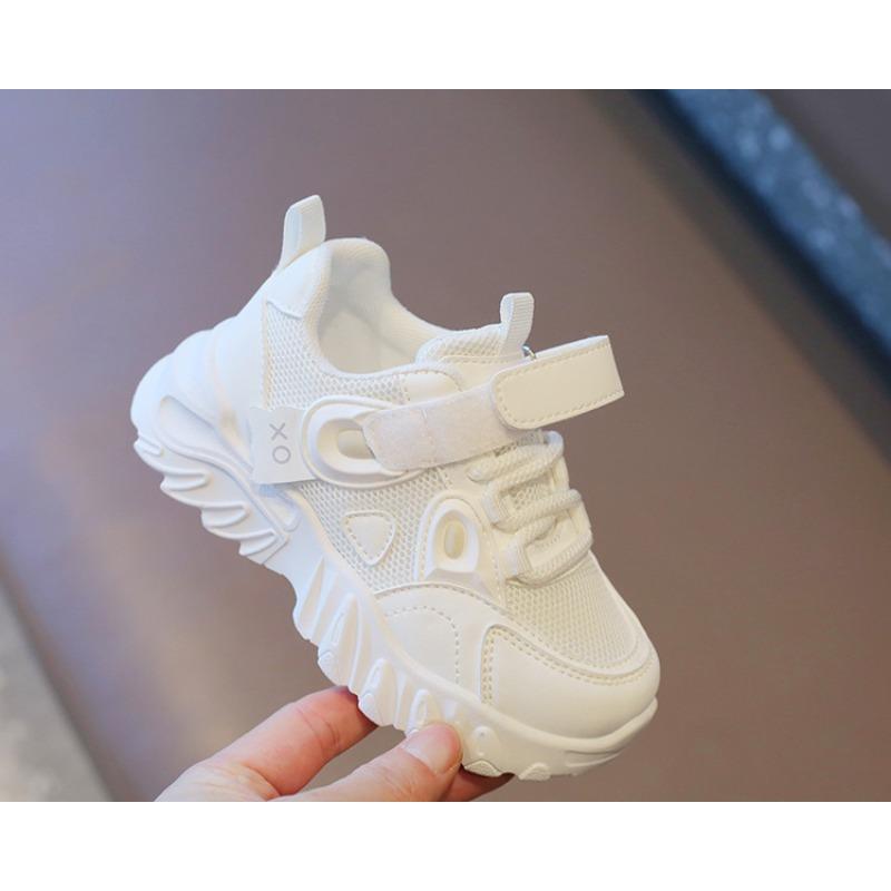 Children's Sports Shoes - Spring/Autumn Collection, Mesh White Sneakers for Boys, Panda Shoes for Girls