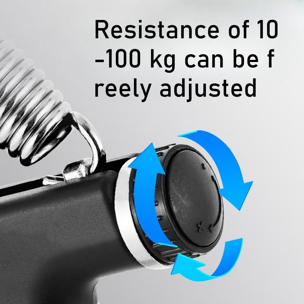 10-100Kg Adjustable Heavy Gripper Fitness Hand Exerciser Grip FatGrip Wrist Increase Strength Spring Finger Pinch Carpal Expande