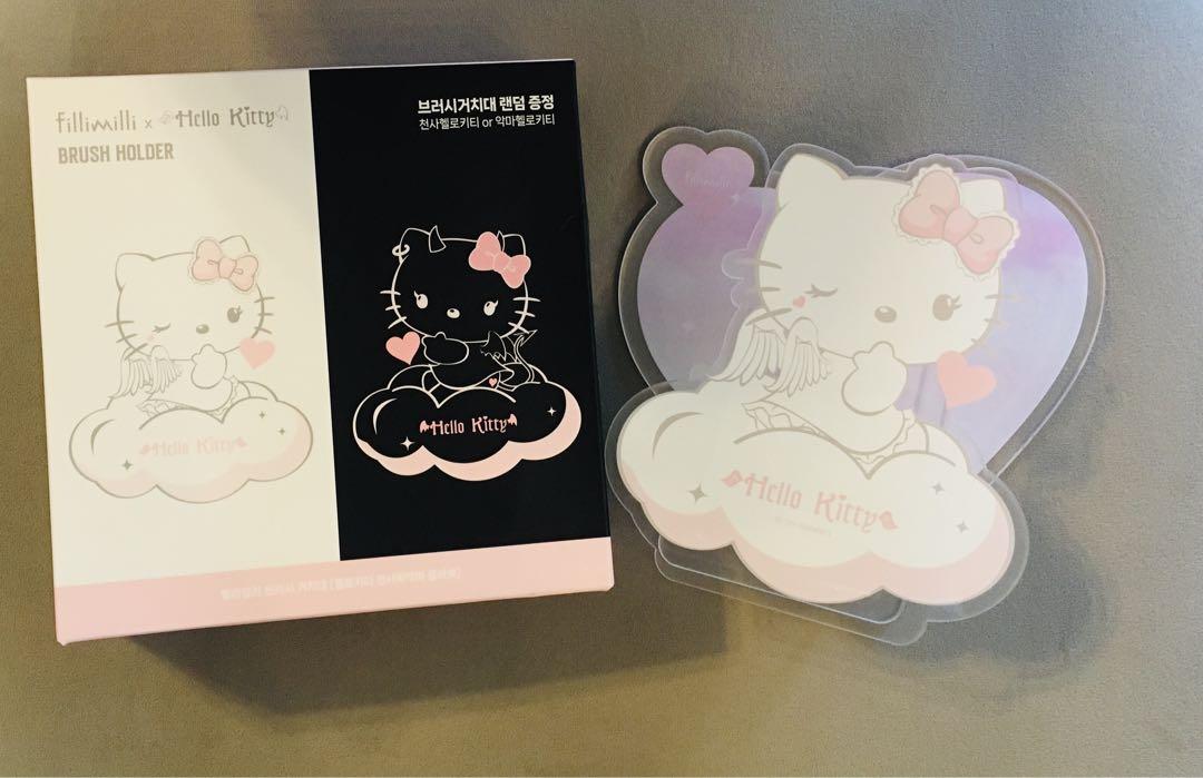 

[USED] Not for sale Korean Fillimilli Kitty Makeup Brush Stand Angel Oriyaan