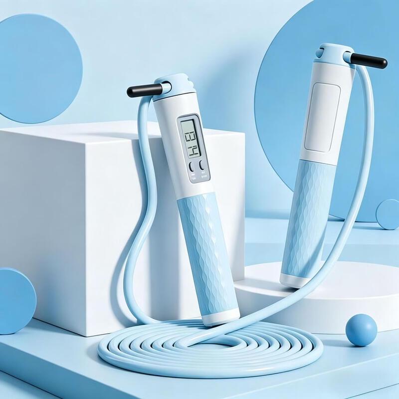 TLXT Smart Mechanical Counting Weighted Steel Wire Jump Rope