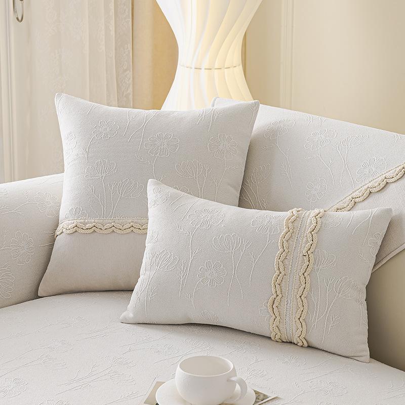 Light Luxury High-End Chenille Sofa Cushion  New Four-Season Universal Fixed Non-Slip Sofa Seat Cushion Cross-Border