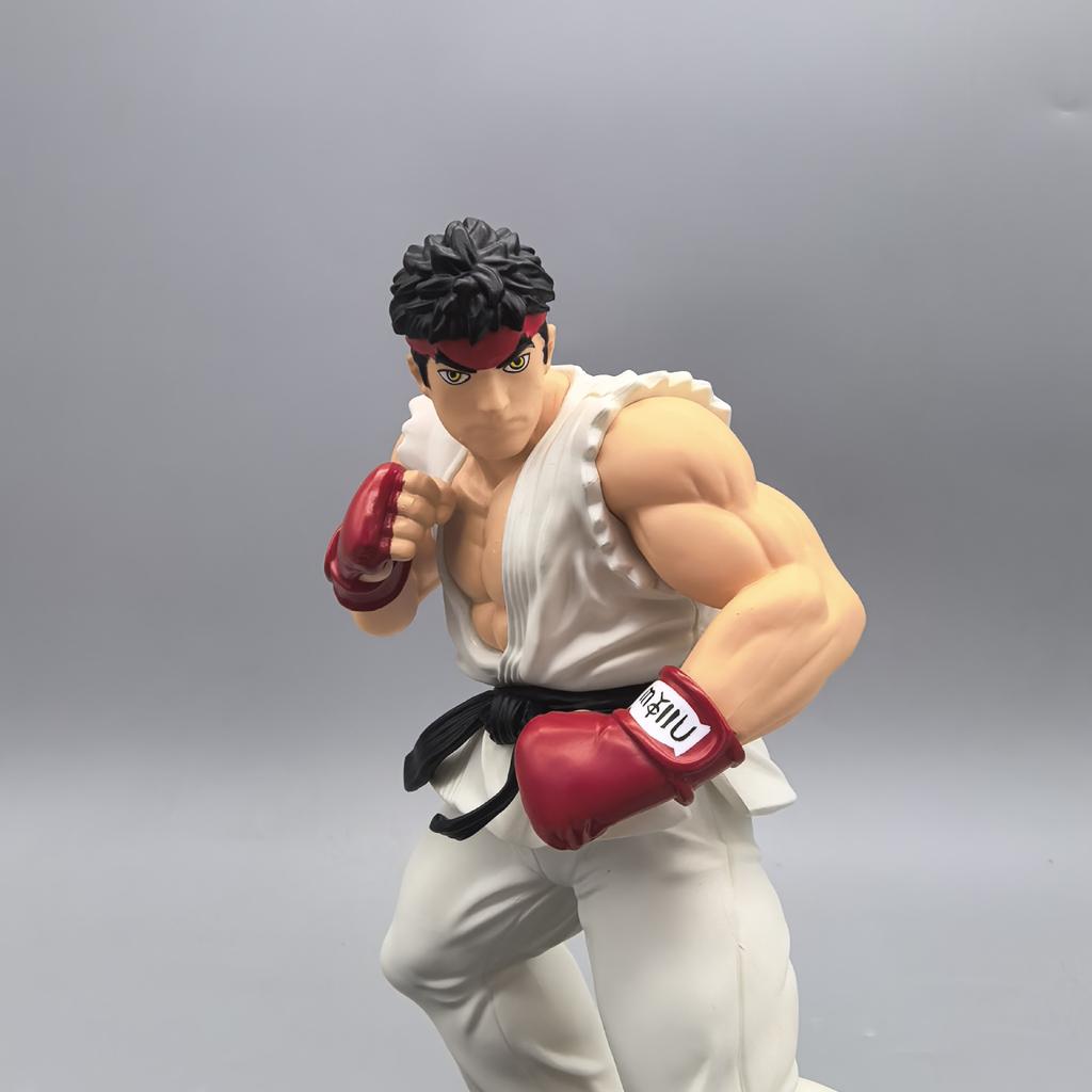 17CM Anime Street Fighter Fighting Game Action Figure Ken Masters Hoshi Ryu PVC Kawaii Toys Dolls Room Decor Gift For Boys
