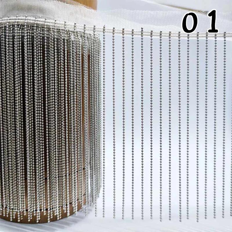 Corrente de Contas com Franja 90cm Borla Brilhante Acabamento Renda Enfeites para Luminárias Abajur Decoração DIY Largura 15cm