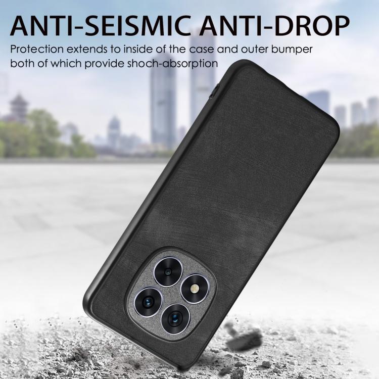 For Xiaomi Redmi Note 14 Pro 5G Leather PC Back Cover Phone Case