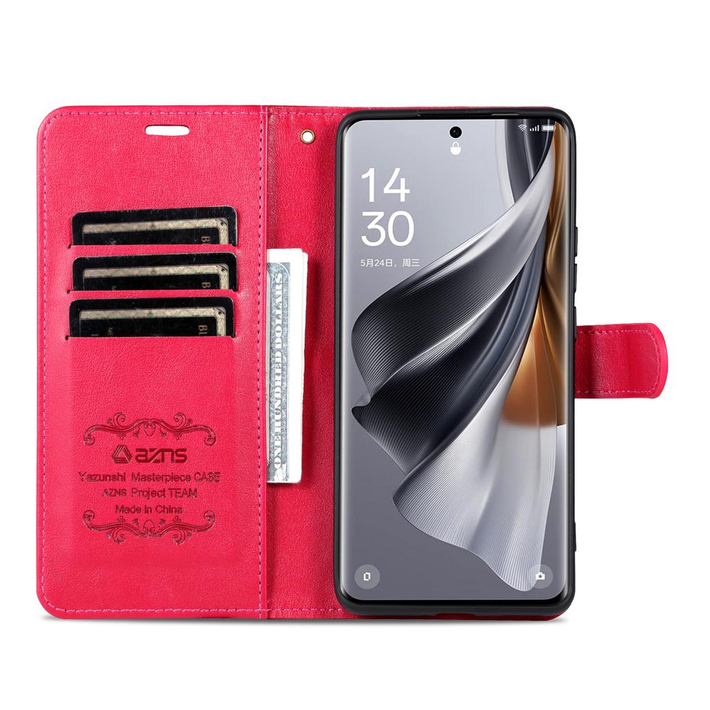 AZNS For Oppo Reno13 Pro 5G Case Anti-Scratch PU Leather Stand Wallet Phone Cover