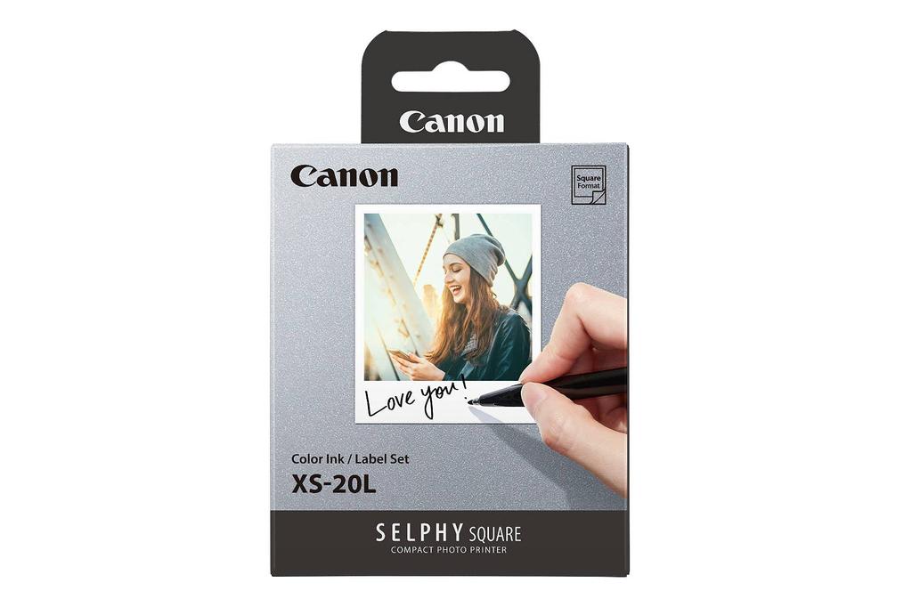 Canon SELPHY Square QX10 QX20 Color Ink Label Set XS-20L