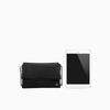 Calvin Klein Fashion Small Metal Letter Flap Chain Small Square Pillow Bag Women Crossbody Bag Space-Black DH3571-001