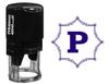 Printtoo Alphabet P Monogram Initial Octagon Celtic Swirl Frame R-40 Self Inking Rubber Stamp Office
