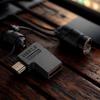 USB C Female To USB Male 90 Degree Angled Adapter Fast Charging 2A Fast Speed Data Transfer 480Mbps Small Design