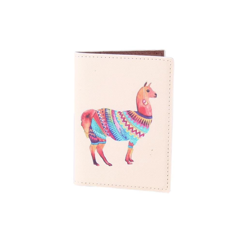 Cute Alpaca Travel Waterproof Passport Bag HZB Student
