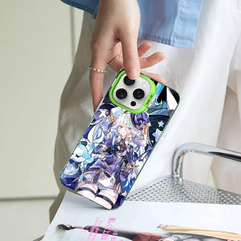 Genshin Impact Furina Phone Case For IPhone 17 Air 16 15 14 13 12 11 Pro Max Color Hard Cover