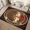 "Tree of Life Pattern Carpet with Celtic Art and Animal Motifs" Suitable for use as an anti-slip for living room bedroom sofas
