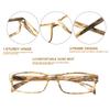TUREZING Reading Glasses For Women Men Spring Hinge Rectangular Frame HD Optical Eyewear High Quality