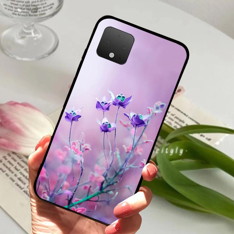 Case For Google Pixel 4A 5G Silicone Soft TPU Black Phone Cover For Google Pixel 5 XL 5G Protective Fundas Cases Luxury Coque