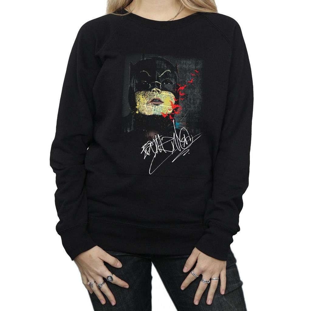 DC Comics Womens/Ladies Batman TV Series Signature Sweatshirt
