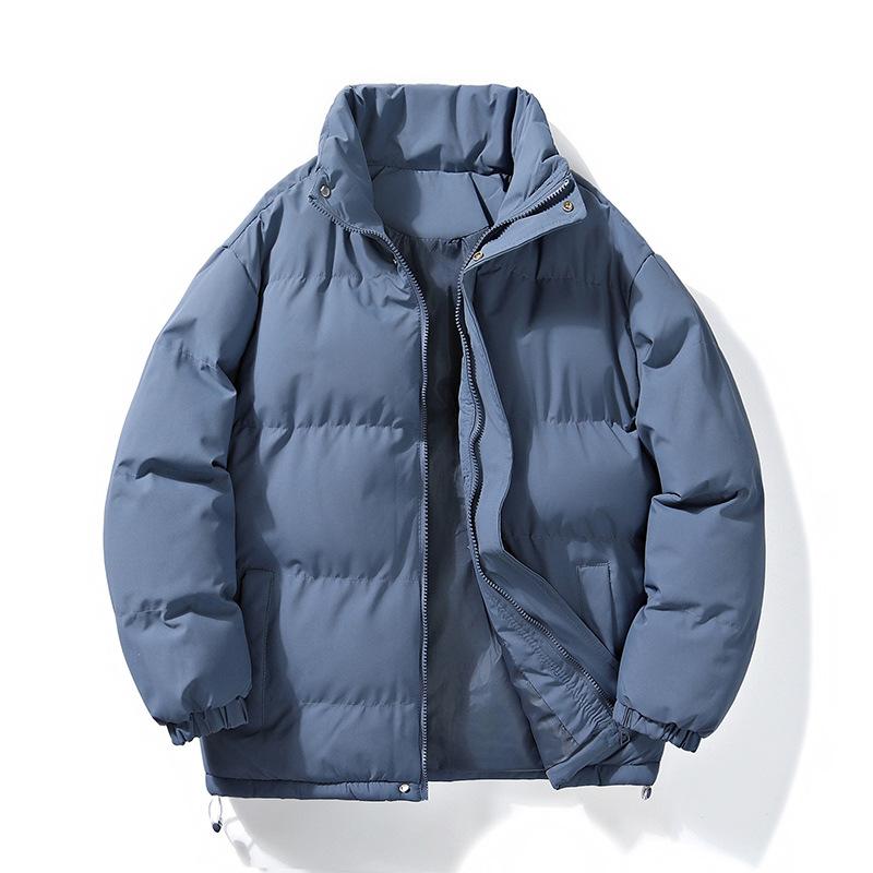 

Бархатная хлопковая куртка для мужчин на осень и зиму, теплая хлопковая куртка с воротником-стойкой для мужчин 5XL