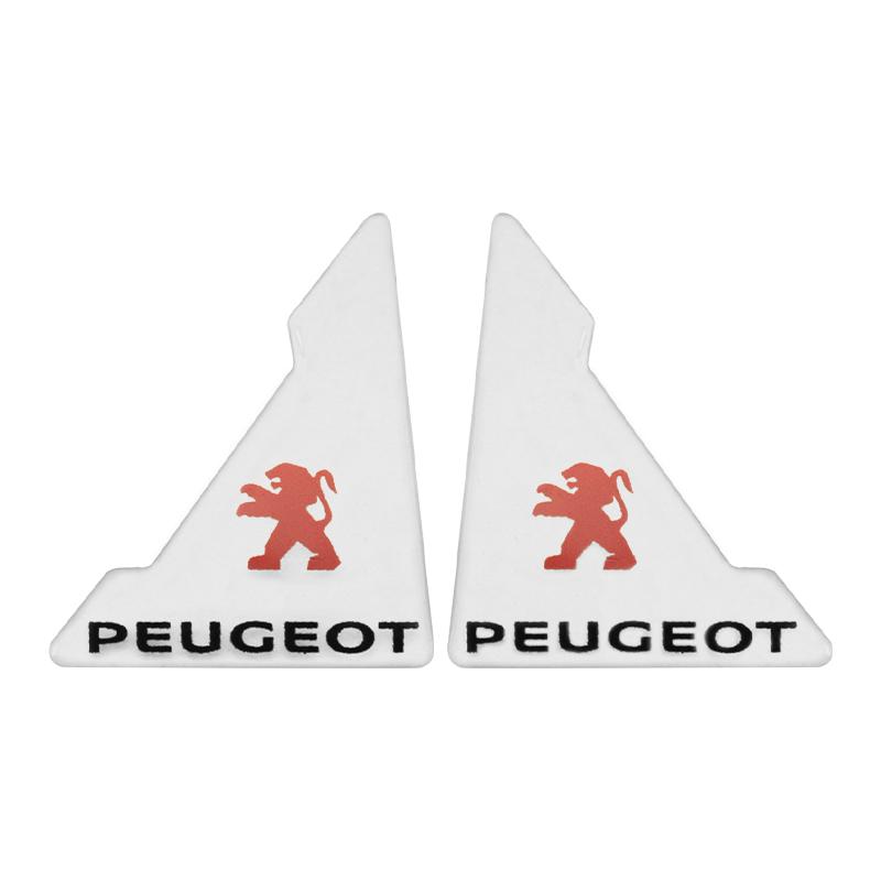 

2026 Hot Car Sticker 2Pcs Car Door Corner Anti-collision Protector Cover Stickers For Peugeot 206 207 307 407 408 GT 508 301 208