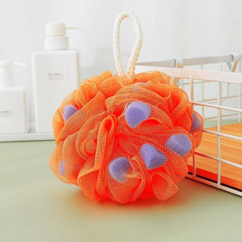 Shower Ball - Non-dispersive Sponge Bathing Towel with Large Soft Sponge for Back Massage Ultimate Bathing Tool Shower Ball