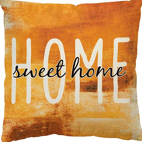Small Daisy Flower Pillowcase New Striped Linen Home Fabric Sofa Pillowcase Light Luxury