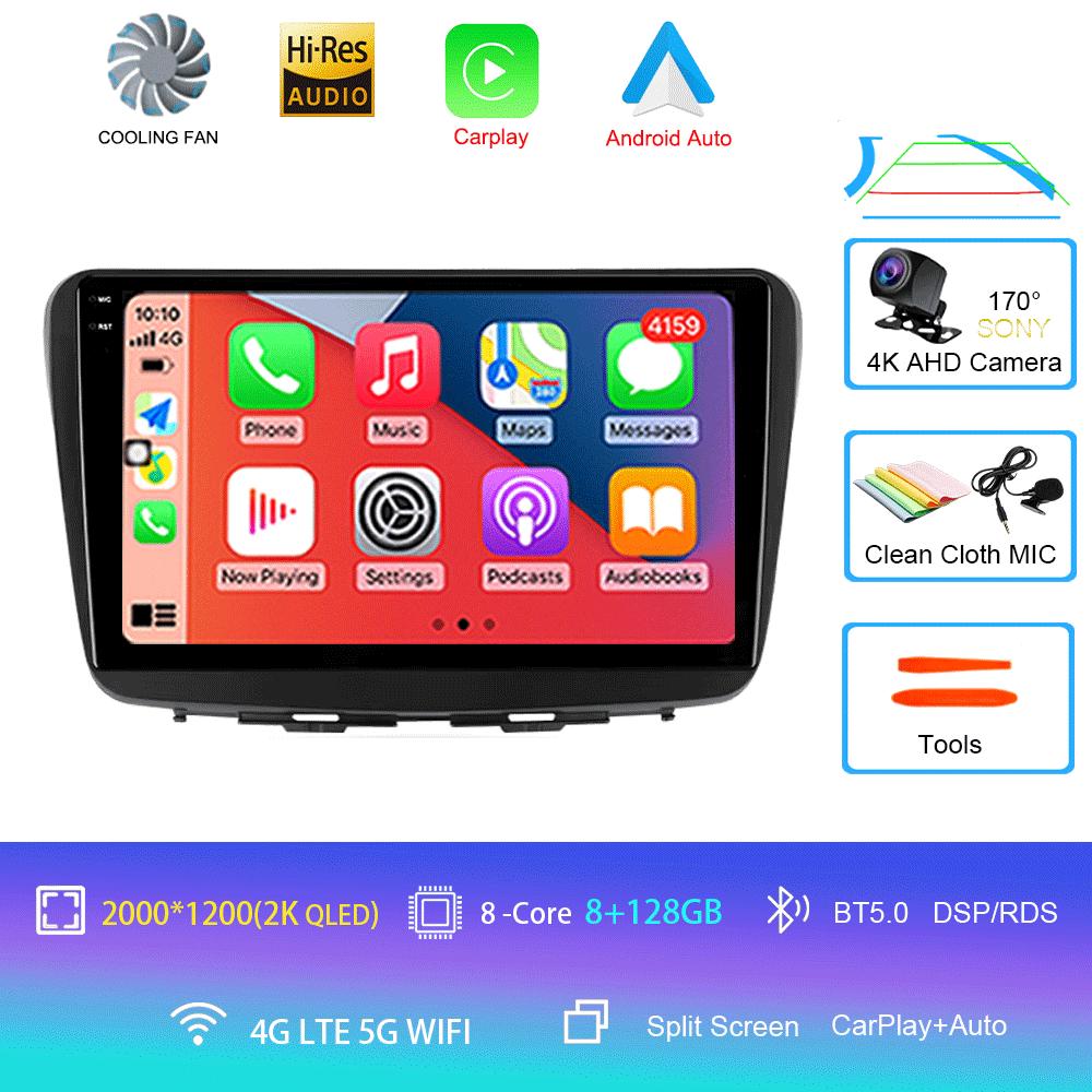 Car Radio Android 14 For Suzuki Baleno 2016 2017 2018 2019 Multimedia Player Stereo GPS WIFI+4G Wireless Carplay Auto Video DSP