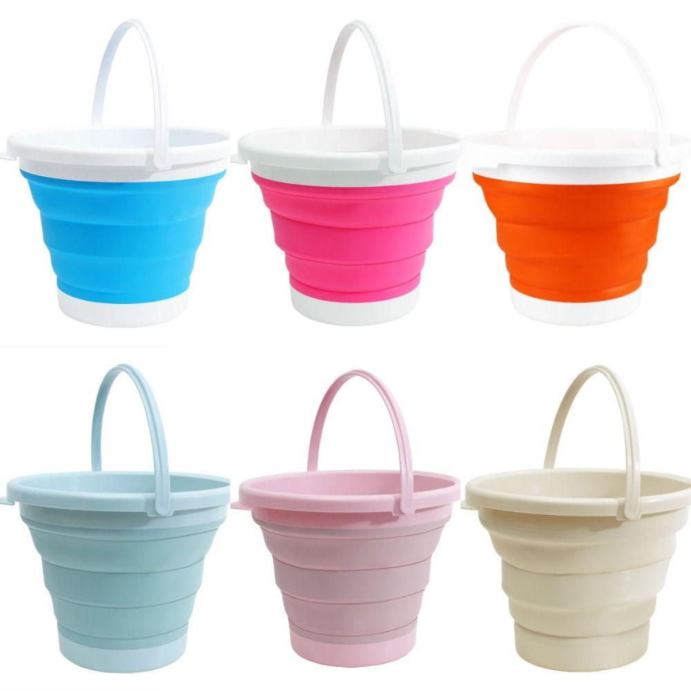 5/10L Portable Folding Bucket Multifunctional Kitchen Camp Bucket  The Water-Sprinkling Festival