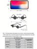 1PC Fashion Small Round Plastic Frame Women Hip Hop Sunglasses For Men Daily Life Shades Eyewear Accessories.