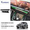 For BMW X3 G45 M50 2025 2026 ABS Carbon Fiber Center Console Air Outlet Vent Trim Cover Interior Decoration Accessory