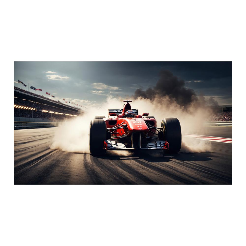 Racing Car Wall Art Picture Vehicle Modern Canvas Painting Poster and Print for Living Room Bedroom Home Decor