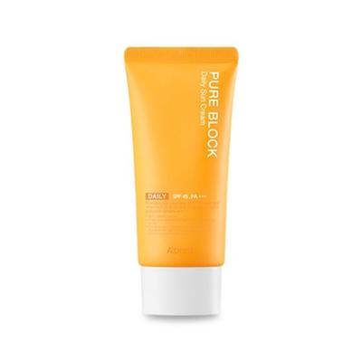 [APEUE] Pure Block natūralus kasdienis kremas nuo saulės, 50 ml, 1 vnt