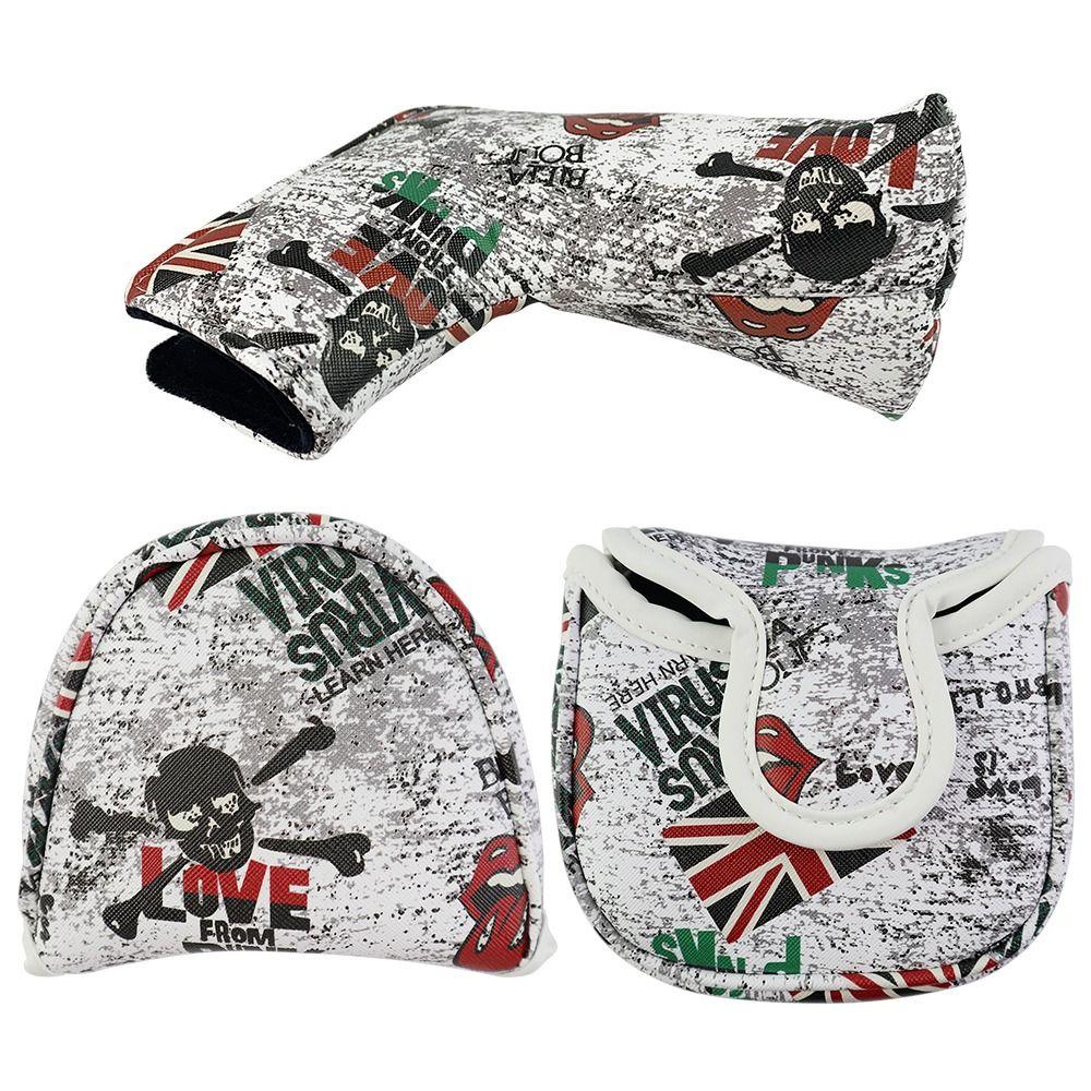 Magnetic Closure Golf Putter Cover Putter Headcover Golf Mallet Putter Cover Golf Head Cover