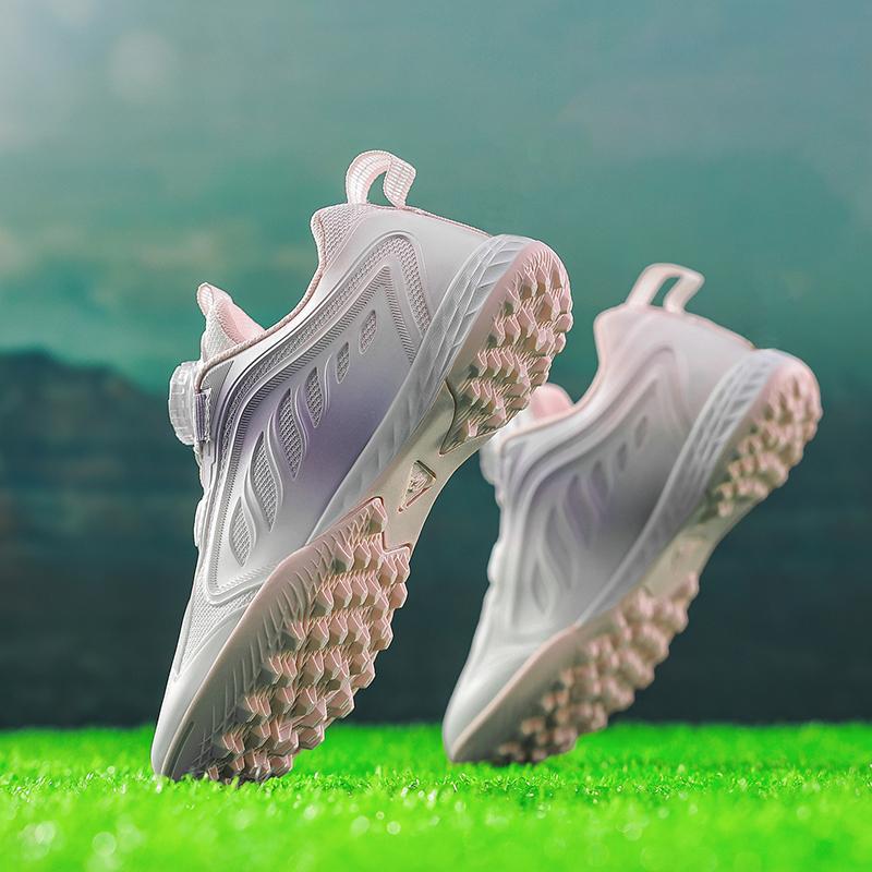 Rotary Buckle Children's Football Shoes Long Nails Broken Nails Boys' Shoes Girls' Shoes Primary School Students Game Training Sports Shoes