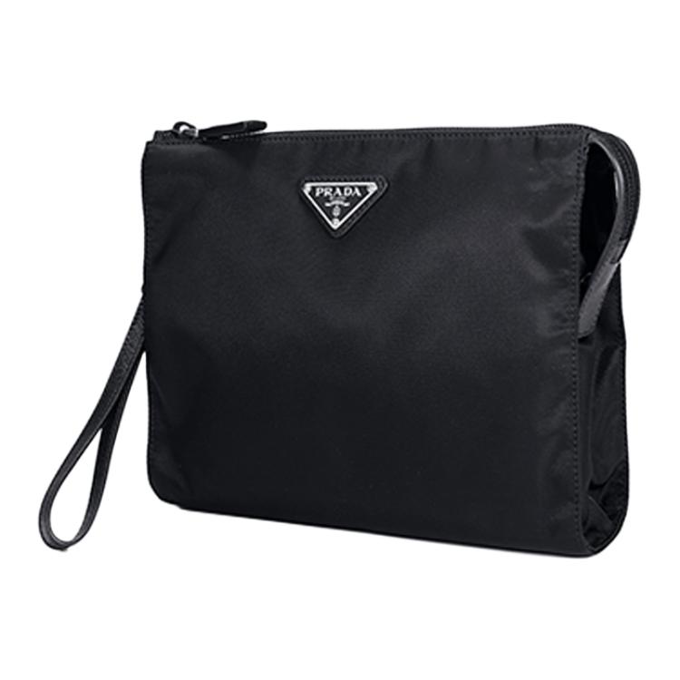 Prada Re-Nylon Kosmetiktasche Herren Taschen Schwarz 2NE7892DMH-F0002