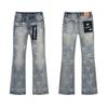 Valabasas Stil '' Retro Distressed Gewaschene Stretch Schlagjeans Herren Damen Streetwear Freizeit Hosen