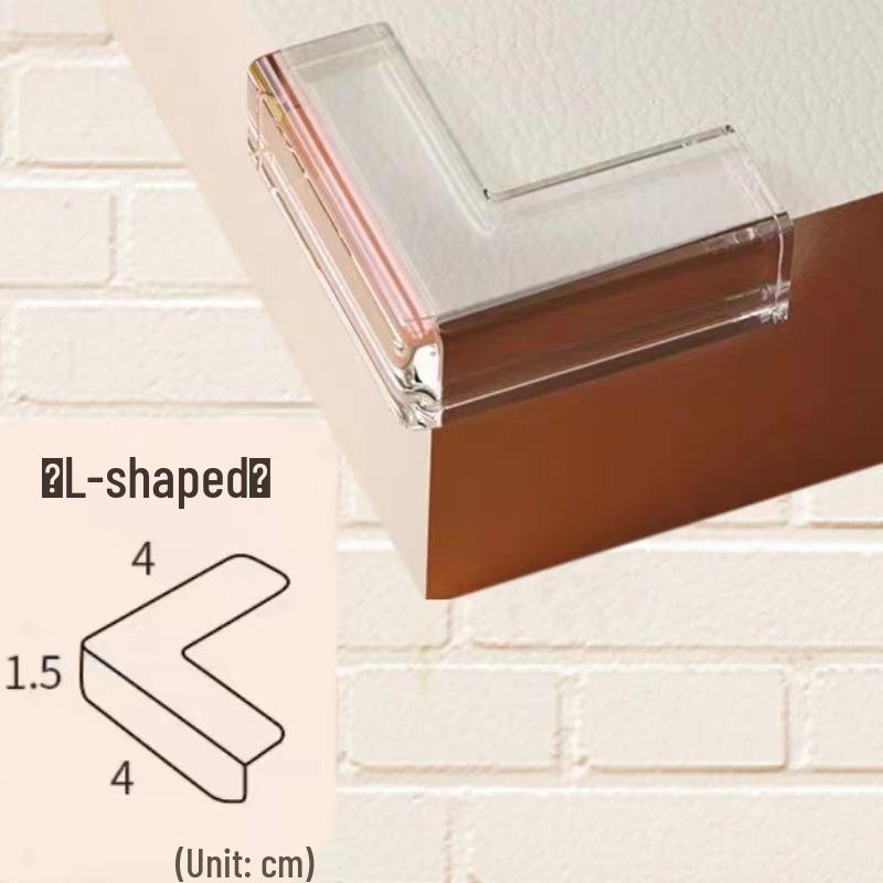 Children's Transparent Corner Protectors: Soft Anti-Bump Wrap for Coffee Table Edges