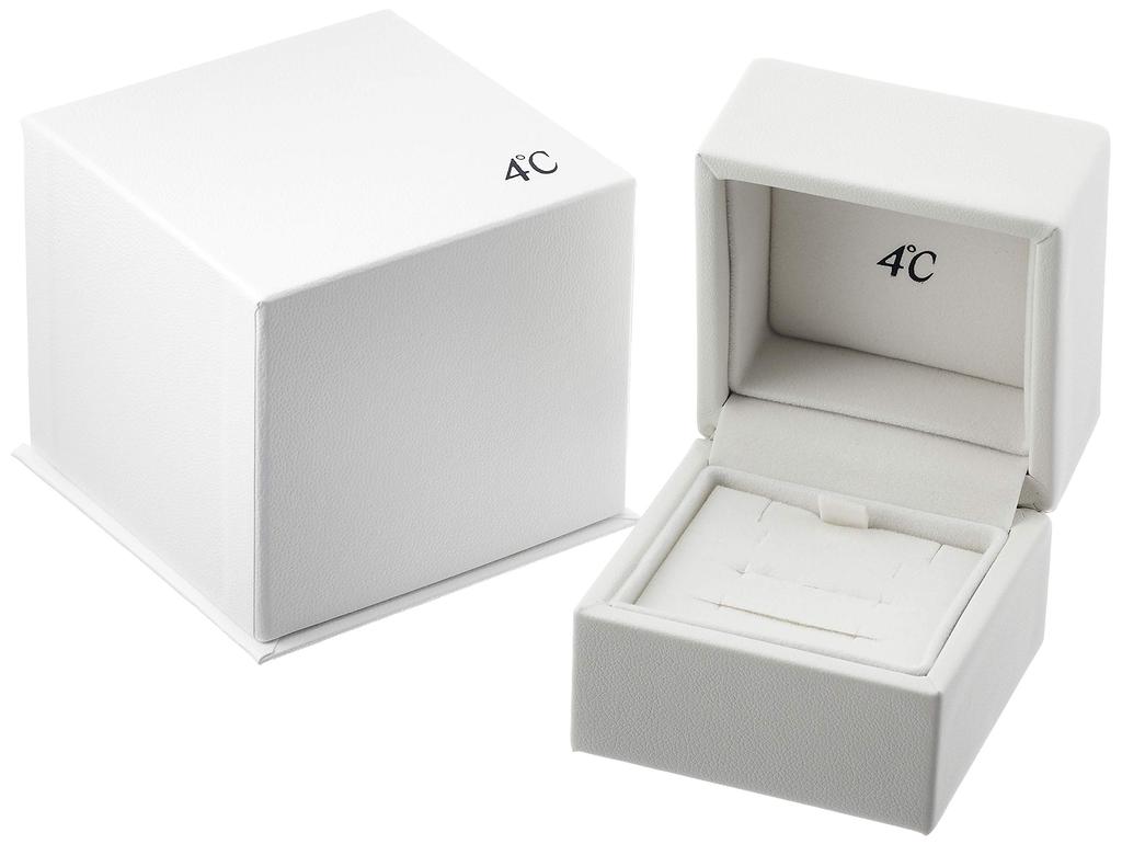 [4℃] K10 White Gold Necklace Women's 11193-612-3202-00-00