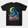 Asian Size Men Black Print T-shirt Cheems | Cheemzilla - The Gomd Of Cheemse (Blue) Cheems No-Cut Print Cotton Tshirt