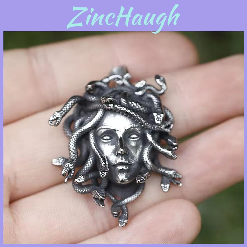 Collana Ciondolo Animale Serpente Medusa Retrò Con Charms in Lega di Zinco Per Stile Gotico
