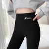 Spring New Nine-point Pants, Threaded Slim-fitting and Thin, Thickened Large-size Small Pants, Velvet Leggings for Women