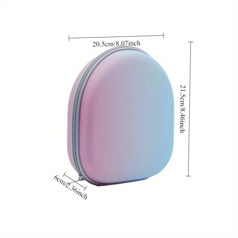 Oppbevaringsveske for hodetelefoner Gradientfarge Headsett-etui EVA PU Støtsikker Vanntett Beskyttelsesdeksel Bæreveske