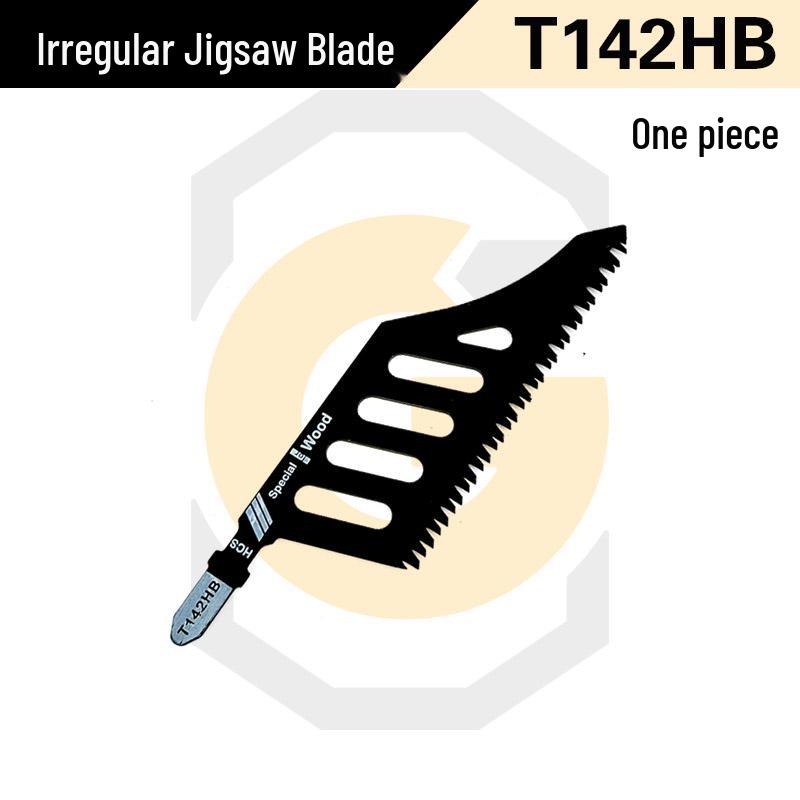 Curve-Cut Irregular Jigsaw Blade for Smooth Woodworking - No Chipping
