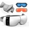 HuBDIC Eye Warmer Silent Eye Care Hot Eye Mask Pad Hot and Cold Care Double Airbag Airbag Graphene Heating Bluetooth Music USB Rechargeable Japanese