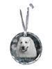 Pyrenean Mountain Dog, Great Pyrenees - Crystal Bauble with a Photo, Dog Photo In Crystal, Personalized Christmas Tree Ornament by Brand